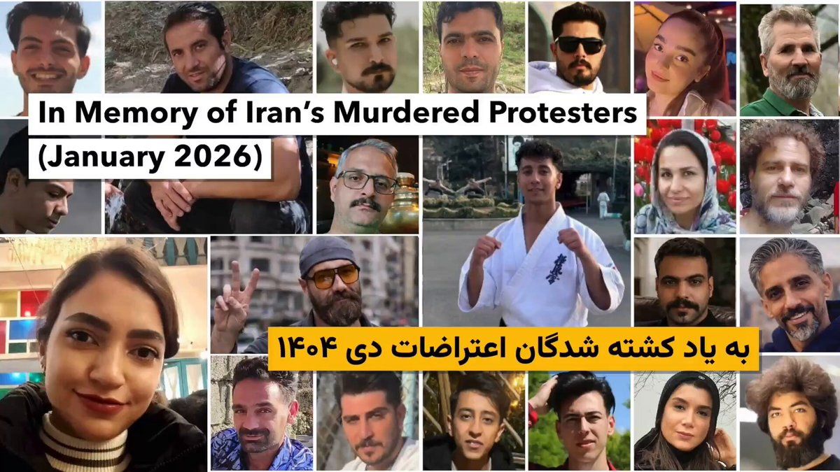 @ایران وایر: 🎥پنجشنبه و جمعه ۱۸ و ۱۹ دی، یعنی دوازدهمین و سیزدهمین روز اعتراضات ۱۴۰۴ نیروهای سرکوبگر جمهوری اسلامی، هزاران معترض را در سراسر ایران کشتند. تنها جرم آنها این بود که آزادی میخواستند. و البته حکومت