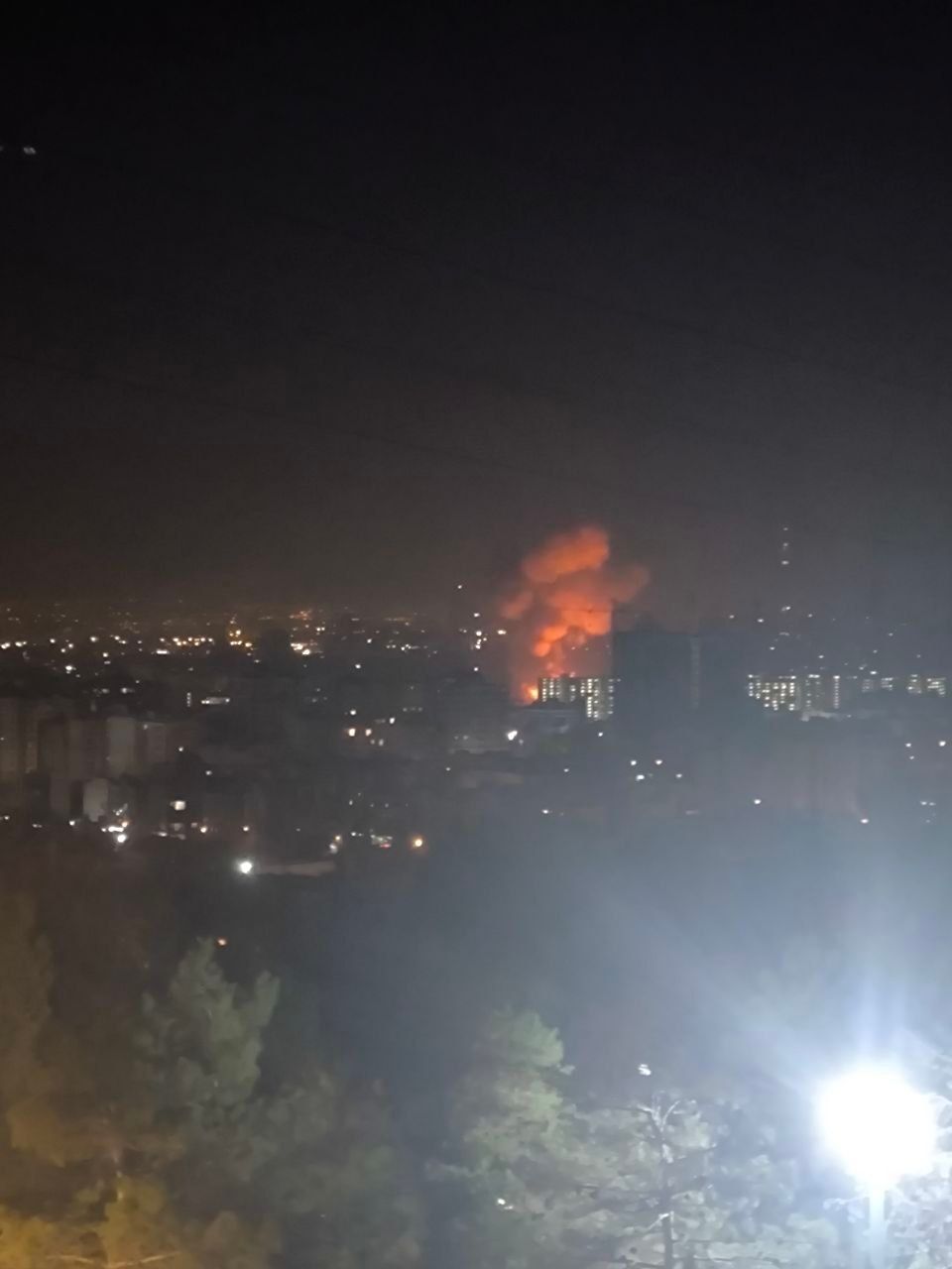 @Babak Taghvaee - The Crisis Watch: #Breaking: The Chamran residential complex of the #Iranian Ministry of Defense and Logistics of Armed Forces, where hundreds of members of the ministry responsible for the design and production of bal