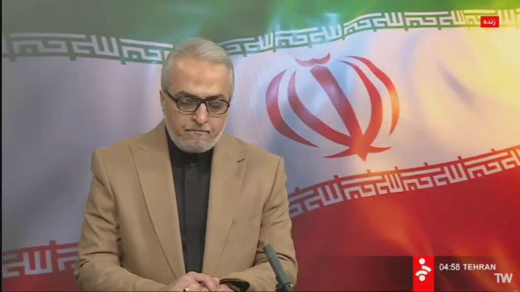 @Babak Taghvaee - The Crisis Watch: #Breaking: This is the historic scene that millions of #Iranians were waiting to see their entire lives, and finally their dream has come true. The state media of the Islamic regime of #Iran just anno