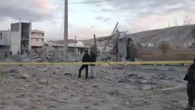 @Babak Taghvaee - The Crisis Watch: At 6:00 this morning, the Israeli Air Force conducted an airstrike against the central police station of Eyvan County in Ilam Province of Iran. The strike targeted the main police facility in the city