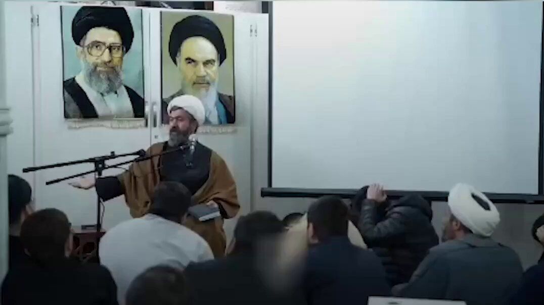 @Babak Taghvaee - The Crisis Watch: FAFO! This video, recorded at a religious seminary of the Islamic regime of Iran, shows a group of religious students listening to the sermon of an Ayatollah when an airstrike conducted by the Israeli