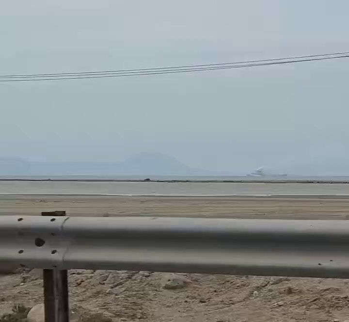 @Babak Taghvaee - The Crisis Watch: This video, recorded during the first day of the war, shows an Iranian Navy warship on fire near Qeshm Island in the Strait of Hormuz in southern Iran after being struck by the U.S. Navy during the fi