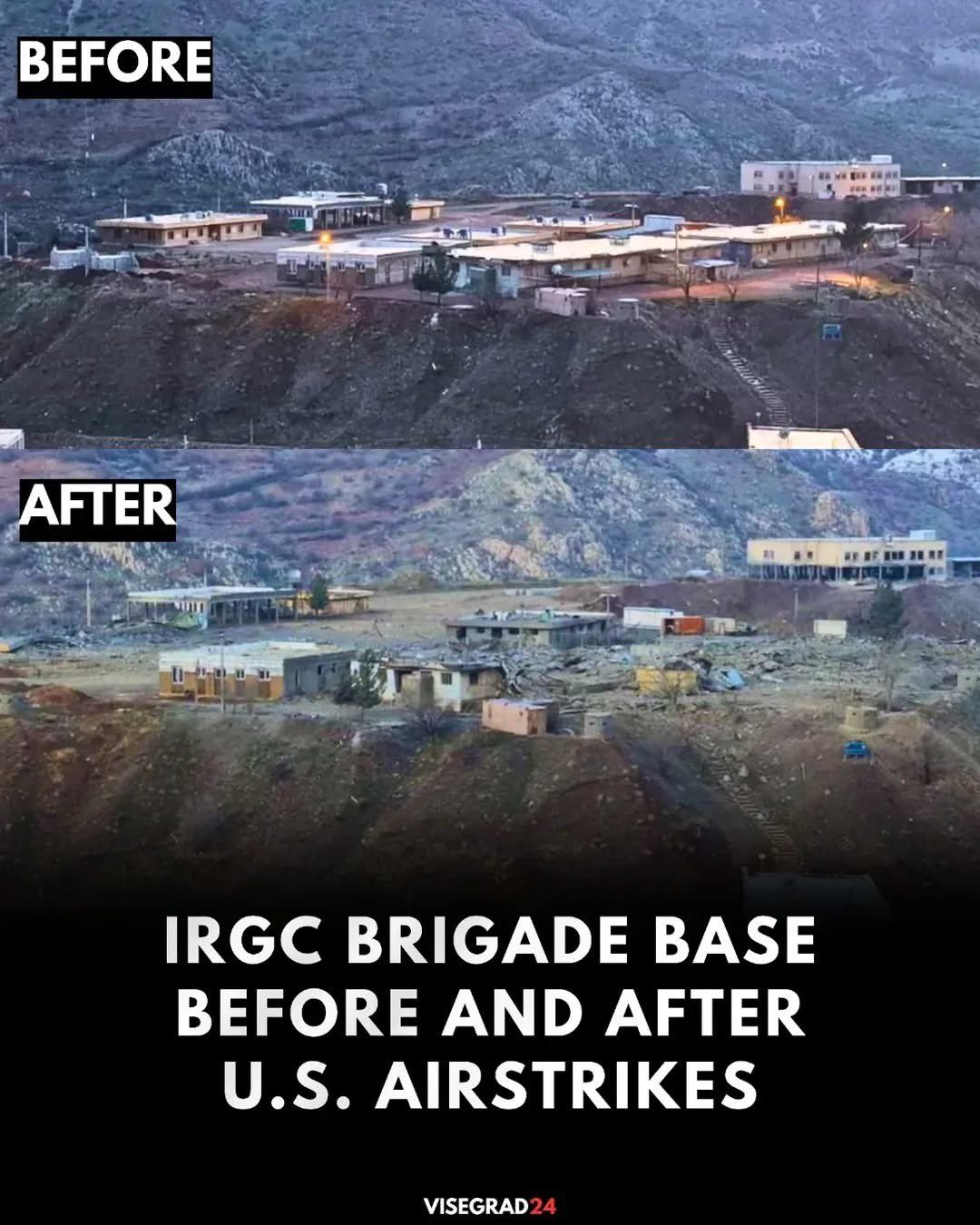 @Visegrád 24: 🇺🇸🇮🇷 The IRGC brigade base at Dorisan Hill in Paveh, Iran, was leveled to the ground in a recent U.S.-Israeli airstrike.