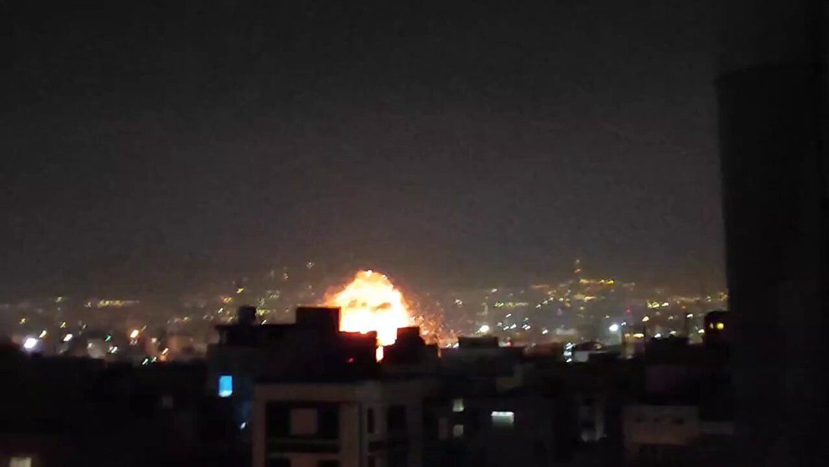@Babak Taghvaee - The Crisis Watch: This footage, recorded minutes ago, shows the destruction of the building belonging to the municipality of District 16 in the Naziabad neighborhood of Tehran, the capital city of Iran, as a result of