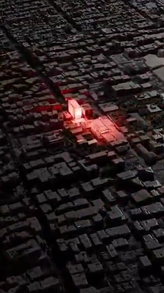 @Visegrád 24: A new 3-D animation shows how the underground bunker where Khamenei was killed looked like.
50 Israeli Air Force fighter jets struck the bunker with bunker buster bombs during a high-level meeting o