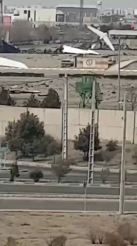 @Babak Taghvaee - The Crisis Watch: Aftermath of the Israeli airstrike at Mehrabad International Airport of Tehran early this morning. You can see that all Ilyushin Il-76TD and Antonov An-74TK-200 transport aircraft belonging to the IRG