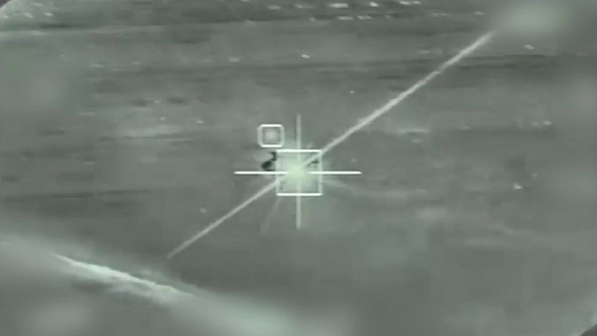 @Babak Taghvaee - The Crisis Watch: BREAKING: Footage released by the IDF shows the shutdown of one-way attack drones belonging to the IRGC Aerospace Force by F-16D Block 40 Barakeet fighter jets of 109 Squadron at Ramat David, using wh