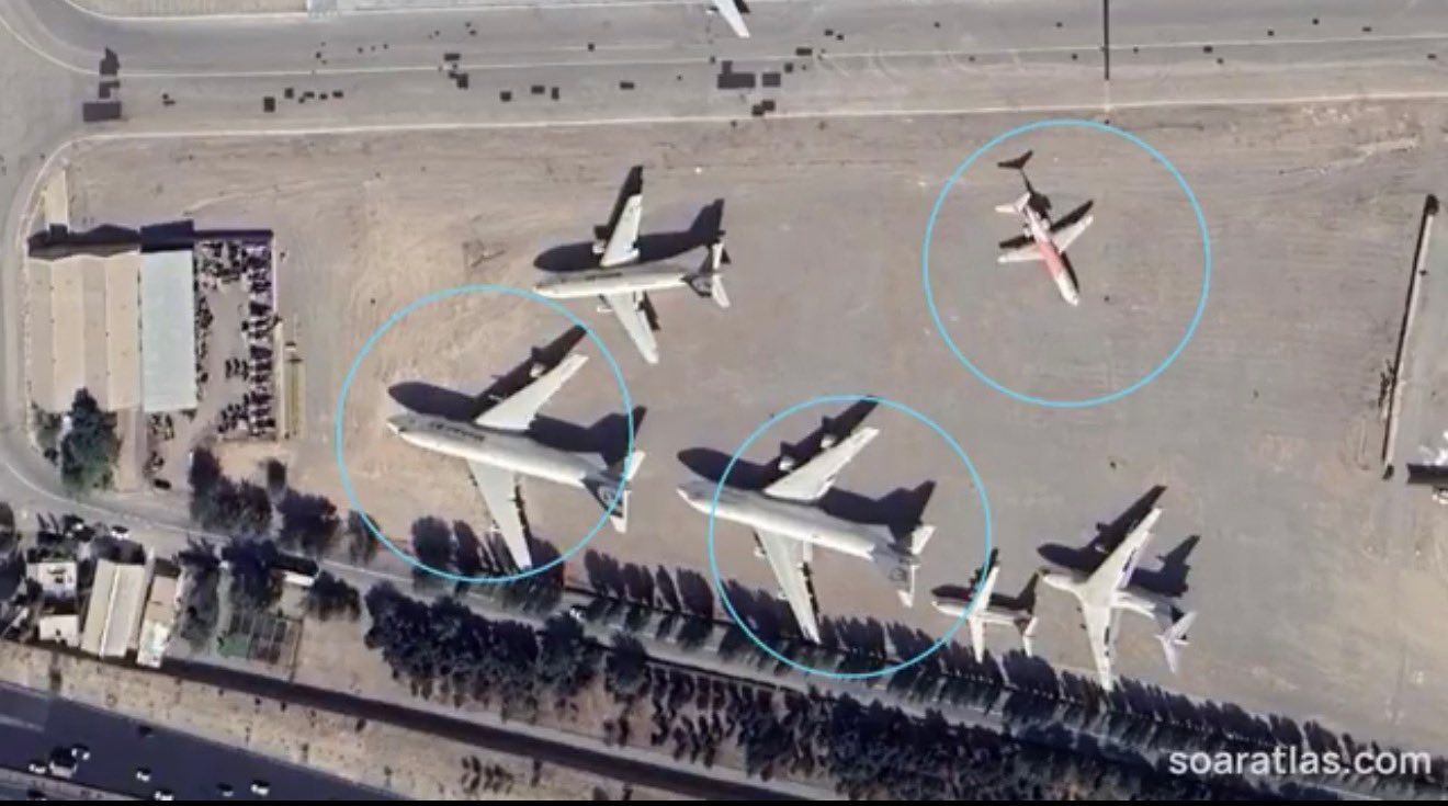 @Open Source Intel: BREAKING 🔴🔴
The Israeli military says more than 16 IRGC Quds Force transport aircraft were destroyed near Tehran’s Mehrabad Airport.