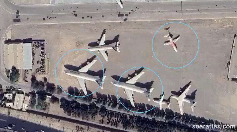 @Open Source Intel: Strike at Mehrabad wipes out 16 Iranian military transport planes.
The aircraft formed a key hub for the IRGC’s regional supply network, used to move weapons, fighters and equipment across the Middle