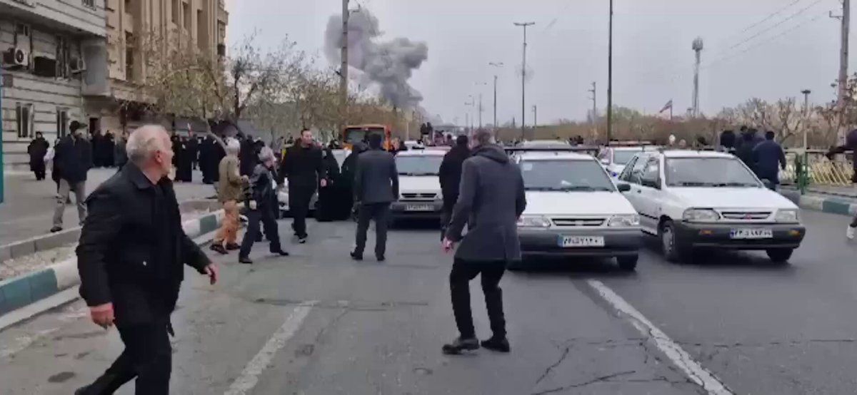 @Babak Taghvaee - The Crisis Watch: BREAKING: Watch the Islamic regime supporters fleeing like cockroaches in Tehran, Iran right now. This is happening during the Israel’s airstrikes in Tehran, the capital city of Iran, right now. They