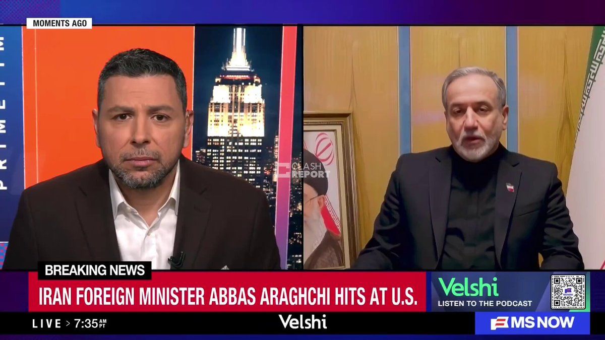 @Open Source Intel: Iran’s Foreign Minister Abbas Araghchi:
“Last night, they attacked Kharg Island and Abu Musa Island with the artillery rocket system, HIMARS, from the soil of our neighbors.
This is crystal clear,