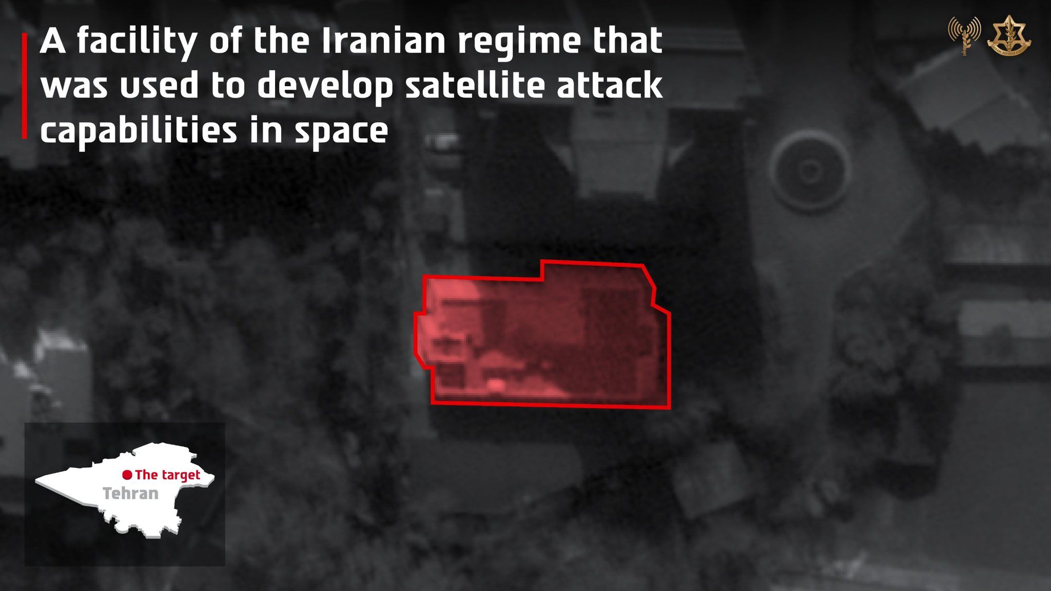 @Open Source Intel: IDF strikes deep in Tehran, destroying Iranian facility tied to satellite attack capabilities.
The Israeli Air Force, acting on precise intelligence, hit a compound linked to Iran’s military space pr