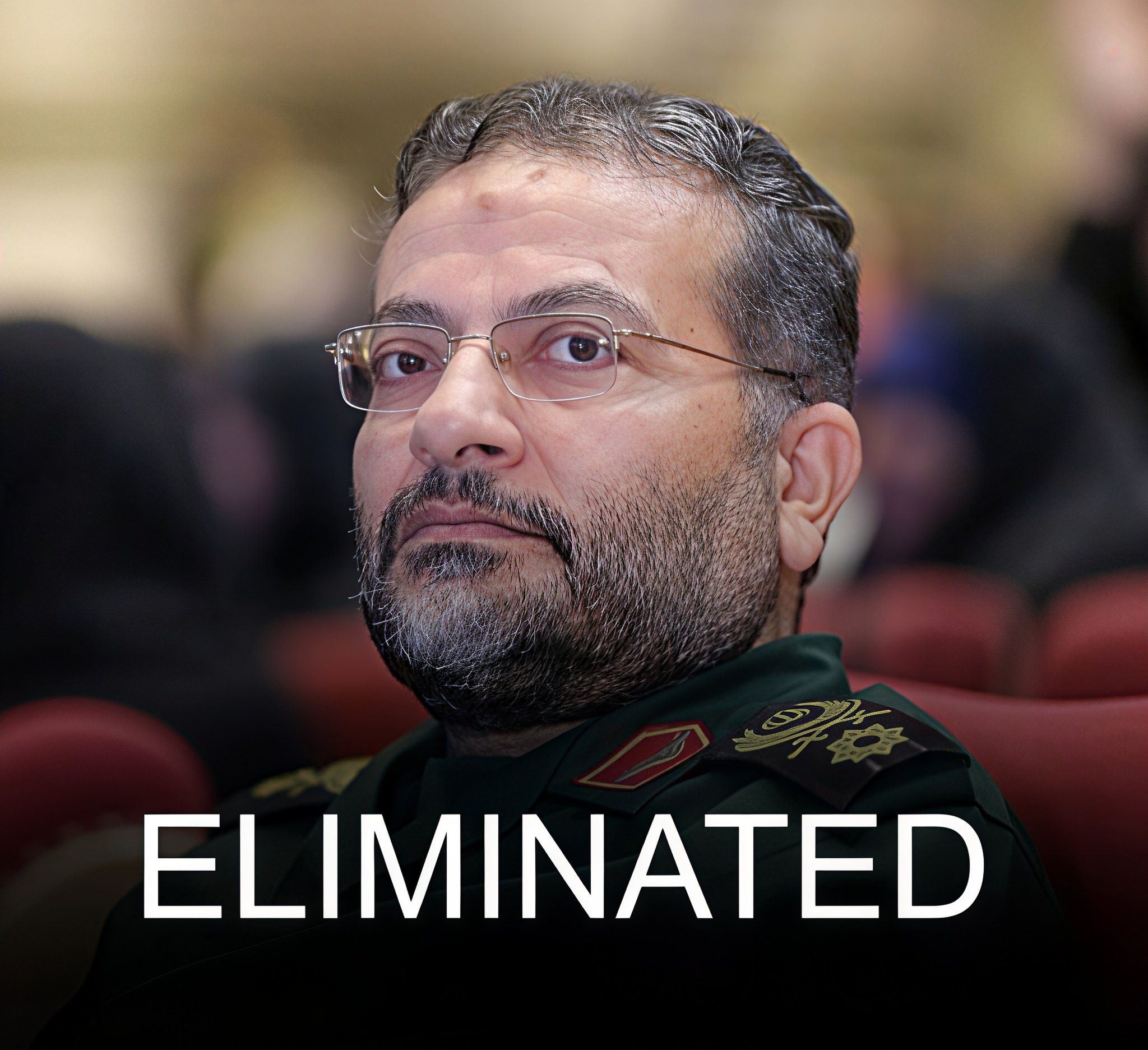 @נועה מגיד | Noa magid: OFFICIAL: Basij commander Gholam Reza Soleimani and his entire senior command have been eliminated in an Israeli strike.