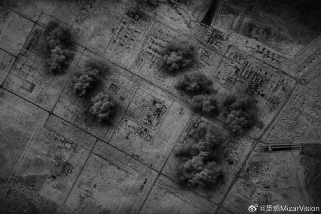@Visegrád 24: BREAKING:
Satellite image shows Iranian airstrikes on Qatar's Ras Laffan export hub for LNG.
Qatar exports 20% of the world’s LNG and nearly all it goes through Ras Laffen.