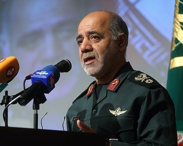 @Open Source Intel: IRGC Major General Abdullahi: "We will disrupt the enemy's calculations with new advanced weapons" and "create new wonders on the battlefield."