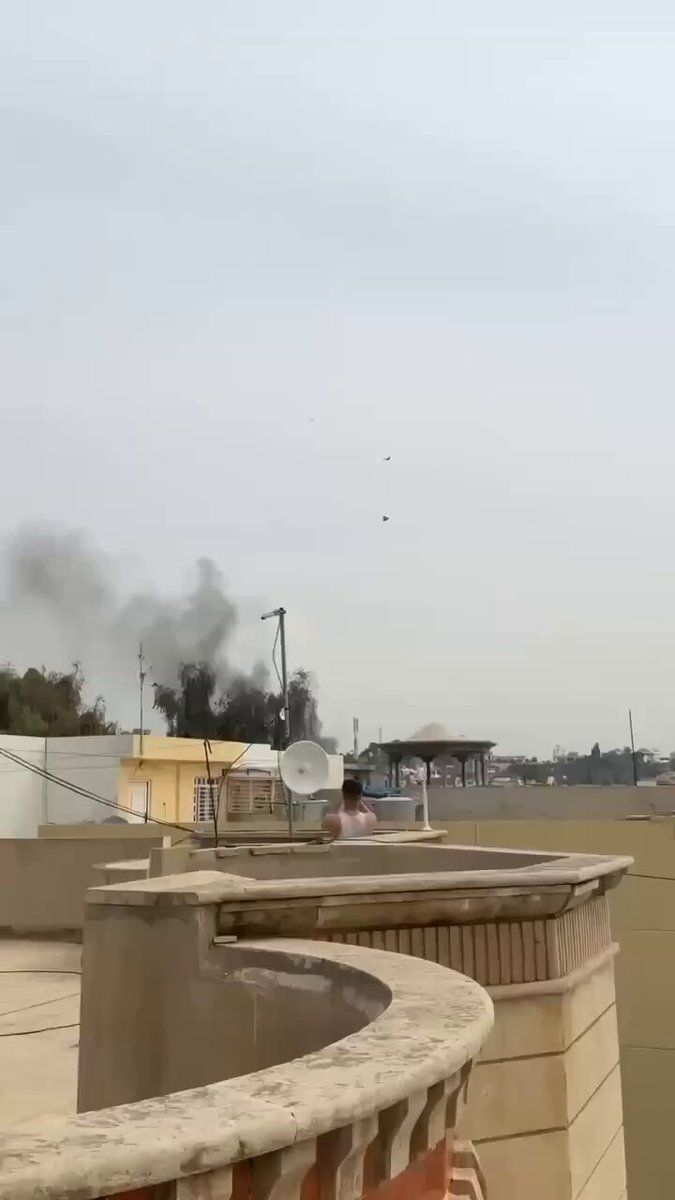 @Babak Taghvaee - The Crisis Watch: BREAKING: Video recorded north of Mosul, Iraq, shows one of the ten A-10C Thunderbolt II ground attack aircraft of the U.S. Air Force’s 74th and 75th Fighter Squadrons conducting an interdiction missi