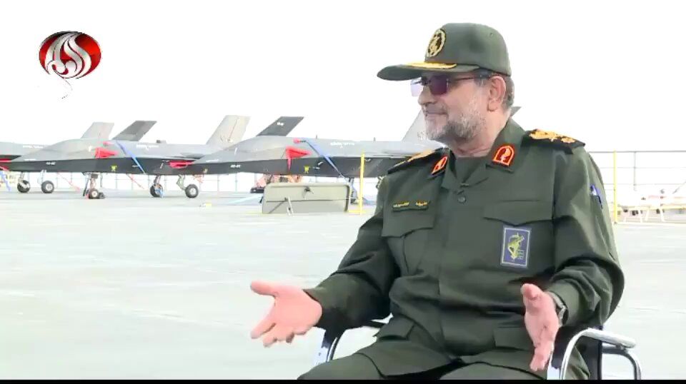 @Goldie Ghamari | گلسا قمری 🇮🇷: In this recent video, the commander of the IRGC Navy is casually threatening to close the Strait of Hormuz with his Temu Navy.
But now Tangsiri is dead and the Temu "war" boat he's sitting on is at t