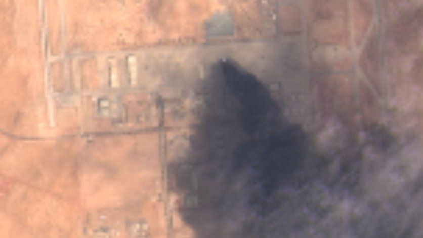 @Babak Taghvaee - The Crisis Watch: BREAKING: According to this satellite image taken by Landsat 8/9, it appears that, in addition to the KC-135R Stratotankers of the U.S. Air Force, at least one or two E-3G Sentry AWACS has also been d