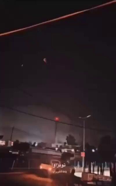 @Babak Taghvaee - The Crisis Watch: BREAKING: Sad to see Erbil, the center of Iraq’s Kurdistan region, is under heavy attack tonight by Iraqi proxies of the IRGC Quds Force (Hashd al-Shaabi, or Iraqi Popular Mobilization Forces).
#Oper
