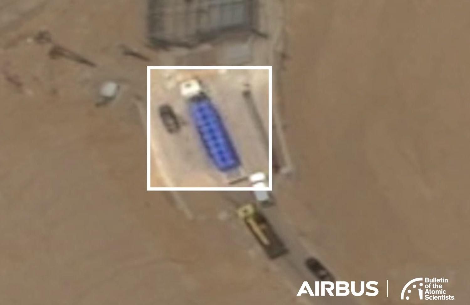@Babak Taghvaee - The Crisis Watch: BREAKING: Satellite imagery released by Airbus Defence and Space shows that the Islamic regime of Iran may had already moved 540 kilograms of 60% enriched uranium out of Isfahan just days before the U