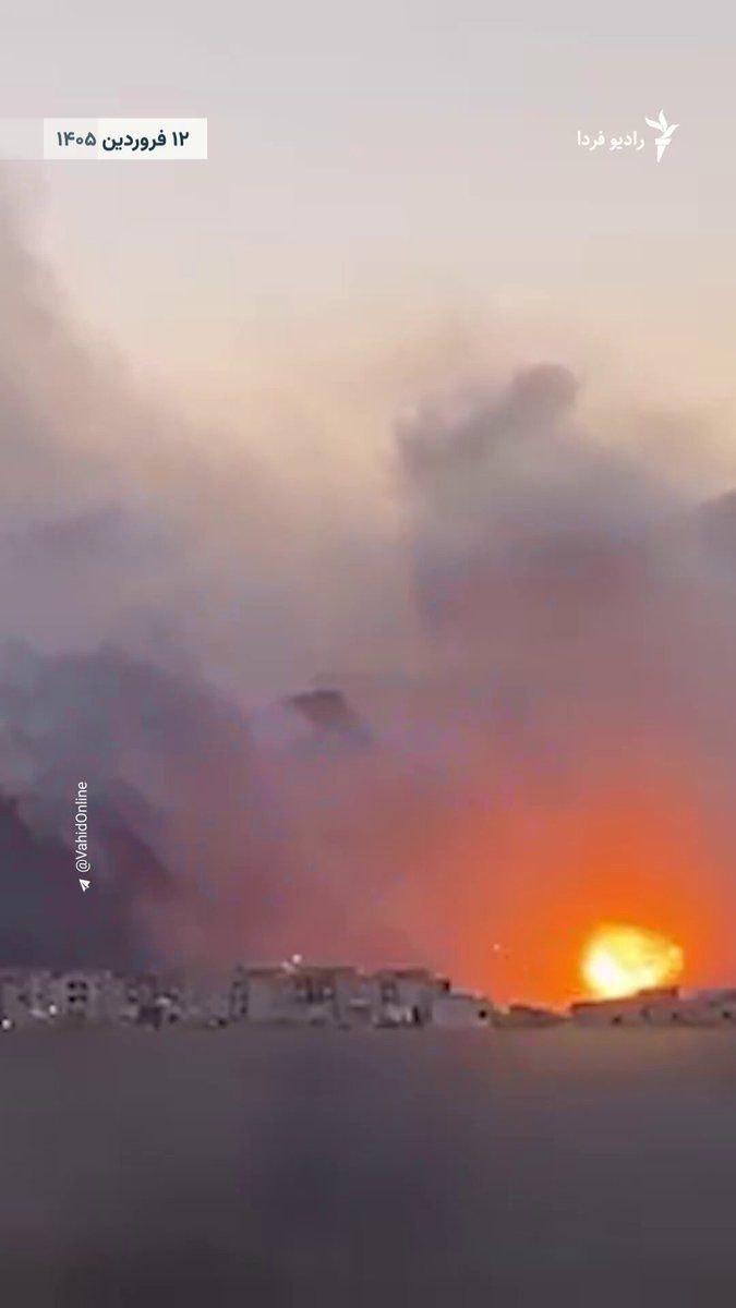 @RadioFarda|راديو فردا: 🔸 Iranian media outlets reported explosions in three cities of Isfahan on the afternoon of Wednesday, April 1st.
🔸 According to these reports, these explosions occurred following missile attacks, a