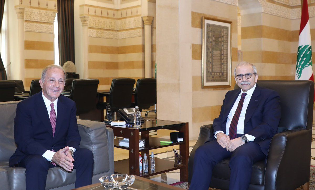 @Open Source Intel: Lebanese PM Salam met U.S. Ambassador Issa in Beirut today to discuss stabilizing the ceasefire and advancing negotiations with Israel.