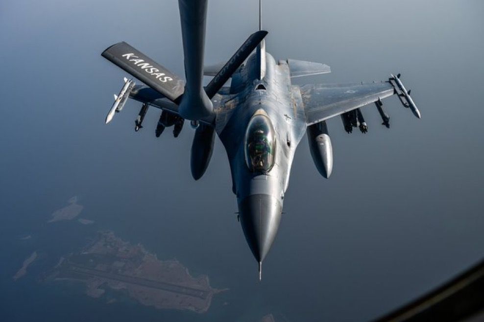 @Open Source Intel: U.S. Central Command (CENTCOM):
"U.S. Air Force F-16 fighter aircraft are among more than 100 land and sea-based aircraft supporting Project Freedom. During the defensive operation, these advanced wa