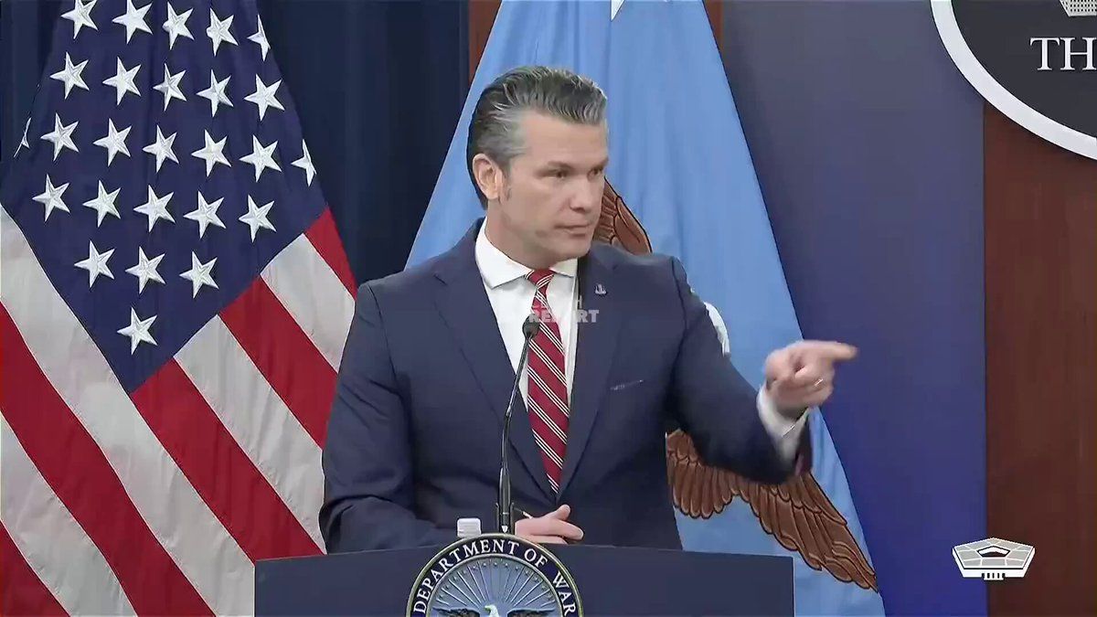 @Open Source Intel: Pete Hegseth:
The ceasefire is not over; this is a separate project...
Right now, the ceasefire certainly holds, but we’re going to be watching very closely.