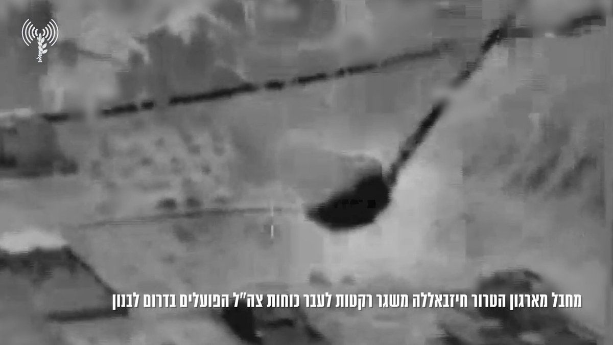 @Visegrád 24: A Hezbollah terrorist was killed in an Israeli airstrike after launching rockets at troops in southern Lebanon and then attempting to hide the launcher inside a building.
The IDF released footage sho