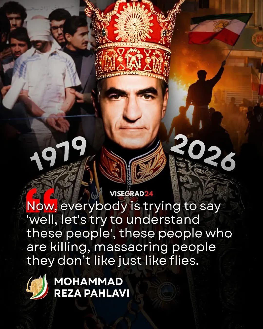 ایران دایمان در طول انقلاب اسلامی در سال ۱۹۷۹ شاه محمد رضا پهلوی نگران بیگانگی جهان مسیحی در مورد مسائل اخلاقی بوده است.
او یک پارادoks اشاره کرده است: در حالی که امریکا و اتحادیه اروپا