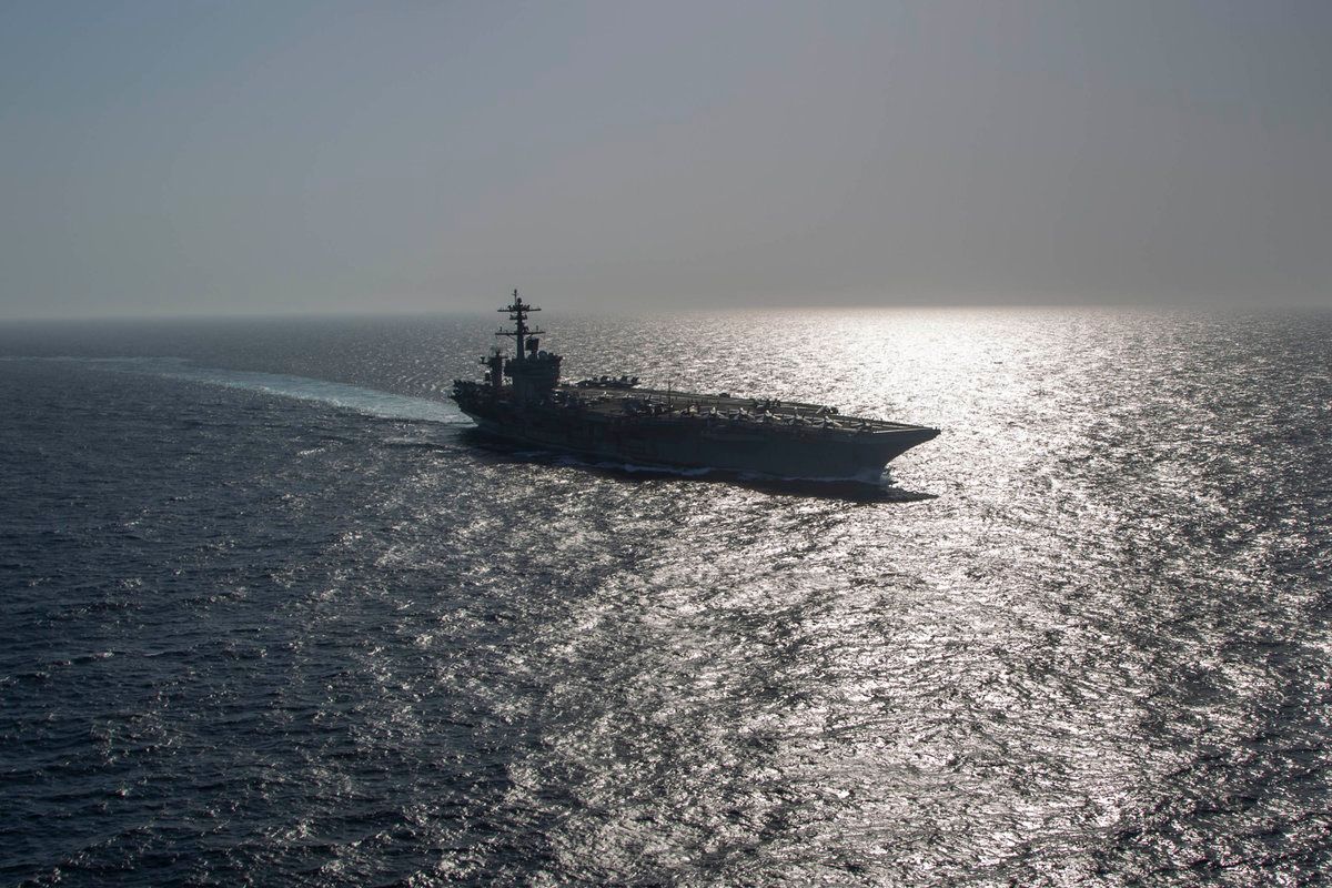 @U.S. Central Command: USS Abraham Lincoln (CVN 72) continues operations in the Arabian Sea, including enforcement of the U.S. blockade against Iran. CENTCOM forces have redirected 65 commercial vessels and disabled 4.
