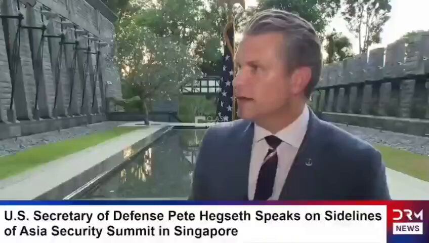 @✡︎𝐋𝐢𝐯𝐞𝐈𝐫𝐚𝐧𝐍𝐞𝐰𝐬🇮🇷🇮🇱: ⚡🇺🇸🇦🇺🦀پیت هگست وزیر دفاع آمریکا اعلام کرد محاصره و فشار نظامی واشنگتن، رژیم تروریستی جمهوری اسلامی را تحت فشار واقعی قرار داده و کنترل تنگه هرمز در اختیار آمریکاست نه تهران./هگست با تمجید از همکا