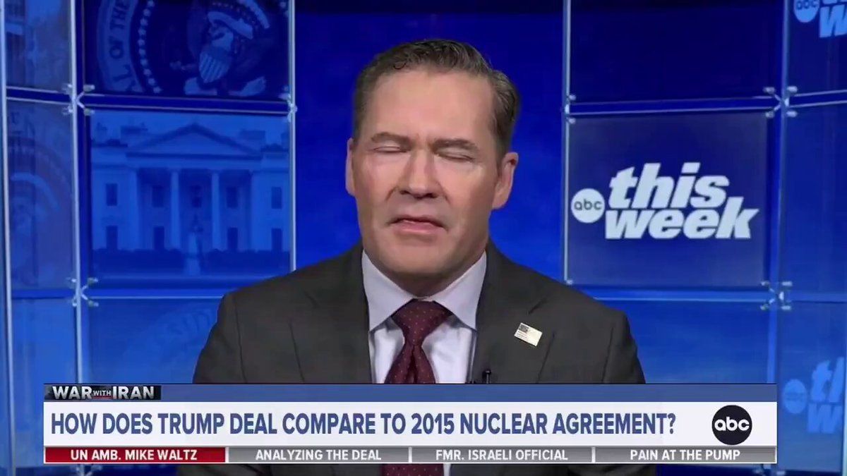 @Open Source Intel: Ambasador USA w ONZ, Waltz:
"Nie będzie, jakby mówić, 'gotowego gotówki,' jak to widzieliśmy w umowie Obamy, w JCPOA, z prawie walek gotówki... i drugie, całe to jest o weryfikacji