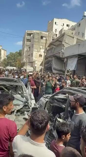 @Open Source Intel: An Israeli airstrike on a vehicle in Gaza City's Rimal neighborhood left one dead and nine injured, according to Gaza reports.