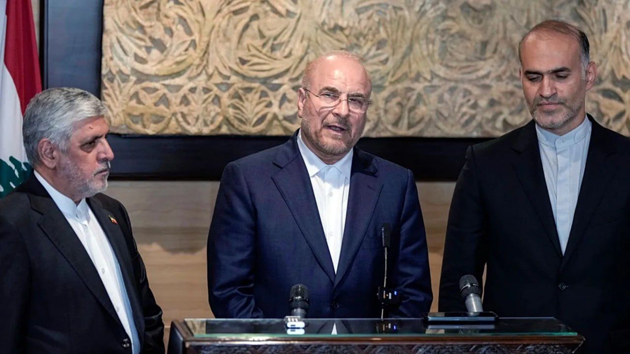 @✡︎𝐋𝐢𝐯𝐞𝐈𝐫𝐚𝐧𝐍𝐞𝐰𝐬🇮🇷🇮🇱: ⚡️🇦🇿🇺🇸🦀🇱🇧قالیباف در باکو: تفاهمنامه پایان جنگ، اعلام شکست آمریکا بود/محمدباقر قالیباف، رئیس تیم مذاکره کننده رژیم تروریستی جمهوری اسلامی، در جریان بیستمین کنفرانس اتحادیه مجالس کشورهای عضو ساز