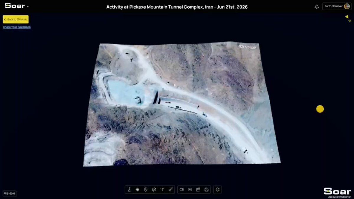 @✡︎𝐋𝐢𝐯𝐞𝐈𝐫𝐚𝐧𝐍𝐞𝐰𝐬🇮🇷🇮🇱: ⚡🇮🇱🇺🇸☢️🦀تکمیلی/رسانههای اسرائیل: تصاویر ماهوارهای تازه از سایت هستهای اصفهان؛ ورودی تونلها همچنان زیر خاک مسدود است/تصاویر ماهوارهای با وضوح بالای شرکت وانتور نشان میدهد ورودیهای اصلی تونل