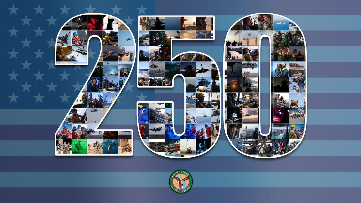 @U.S. Central Command: Since America's founding, the nation's best have honorably served in uniform with the sacrifice and support of loved ones. Today, on America's 250th, we honor the millions who've deployed abroad, defe