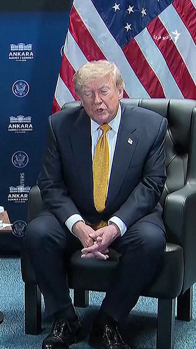 @RadioFarda|راديو فردا: The U.S. President, on Wednesday, July 7, hours after his country's attacks on Iran, sharply criticized officials of the Islamic Republic, calling them "sick" and saying, "We told them to go and hold