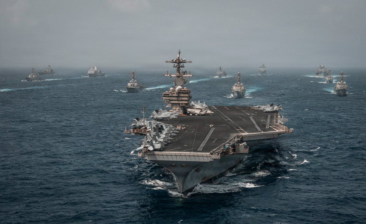 @U.S. Central Command: U.S. forces resumed the naval blockade against vessels transiting to and from Iranian ports and coastal areas today at 4 p.m. ET.
There are currently more than 20 U.S. Navy warships and hundreds of