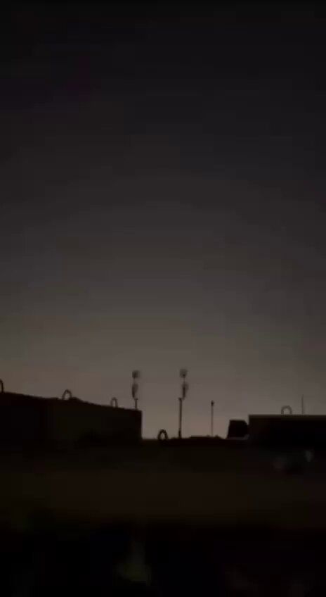 @Babak Taghvaee - The Crisis Watch: BREAKING: Terrifying footage from Manama, the capital of Bahrain, shows how U.S. Army Patriot PAC-3 air-defense batteries protecting the country failed to intercept and shoot down an incoming Iranian