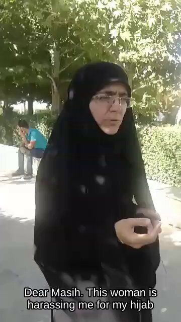 @Masih Alinejad: Now in the middle of the war the Islamic Republic’s intelligence service warns that anyone who sends me videos to Masih Alinejad could face up to 5 years in prison.
Watch it yourself ! This is how Ir
