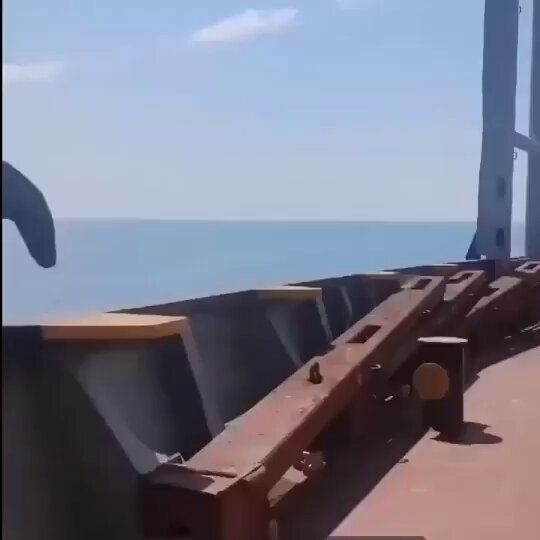 @Babak Taghvaee - The Crisis Watch: BREAKING: This is the clearest footage of the drone strike on a commercial ship in Egypt a few days ago.
Some believe the drones were launched by the Hezbollah terrorist organization from Lebanon, wh