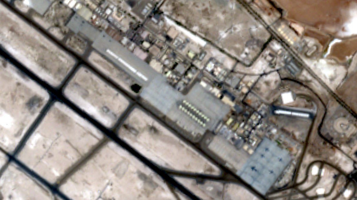 @Babak Taghvaee - The Crisis Watch: BREAKING: Satellite images show that the United States Army, Navy, Marine Corps, Air Force, and Air National Guard have resumed using Al-Dhafra Air Base in the UAE for the naval blockade of Iran on Au