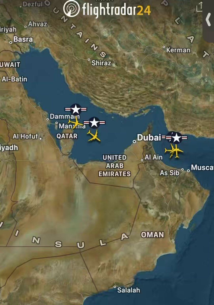 @Open Source Intel: Oil tankers continue to be escorted through the Strait of Hormuz daily, using ship to ship transfers, routes hugging Oman’s coast and other methods.
All while Iranian linked ships continue to be bloc