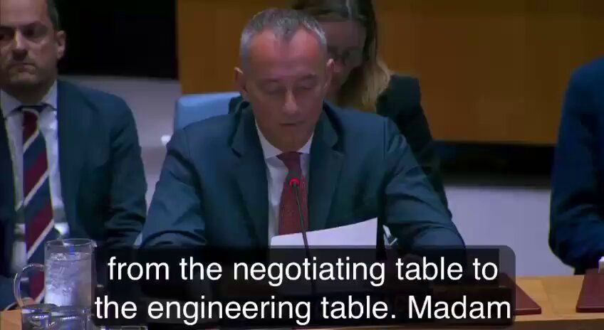 @Open Source Intel: Board of Peace High Representative for Gaza Nickolay Mladenov told the UN Security Council both Israel and Hamas are undermining the ceasefire and risking its collapse. He confirmed Hamas is rebuildin