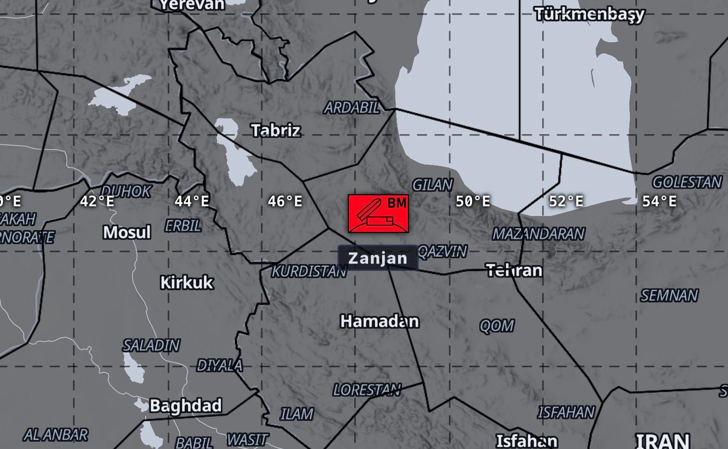 A ballistic missile was launched from Zanjan, Iran, approximately 50 mins ago. This was most likely a test launch, as part of the ongoing missile readiness drills the IRGC has been…