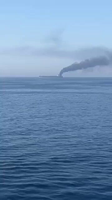 Another tanker is burning in the Gulf of Oman. Iranian Navy: the vessel had shut off its tracking systems and was moving through a prohibited area east of the Strait of Hormuz when monitoring teams…