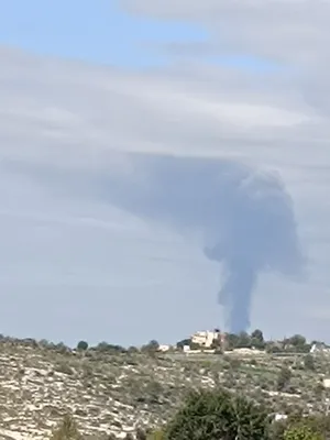@Babak Taghvaee - The Crisis Watch: #Breaking: My sources in #Israel confirm that not a single ballistic missile launched by the #IRGC Aerospace Force has hit #TelAviv, and all of them have been shot down. The smoke rising from vegetati