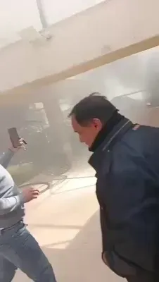 @Babak Taghvaee - The Crisis Watch: #Breaking: This footage shows the wreckage of one of the ballistic missiles launched by the #IRGC Aerospace Force crashing into a neighborhood in #Amman, the capital city of #Jordan. The missile was i
