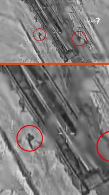 @RadioFarda‌|‌راديو فردا: The official page of the Israeli army on X has published images of targeting IRGC launchers in western Iran.

In the published images, IRGC forces are seen preparing a launcher for missile firing, whi